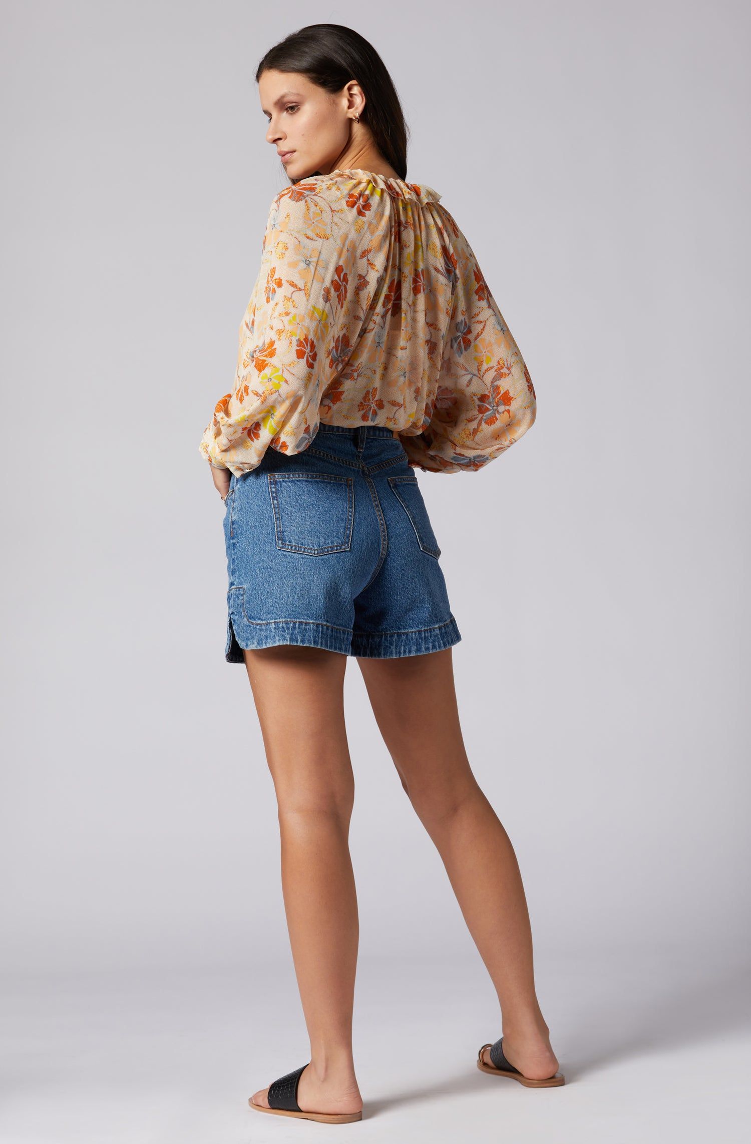 Daisy Long Sleeve Silk Top sold by Joie product image thumbnail 4