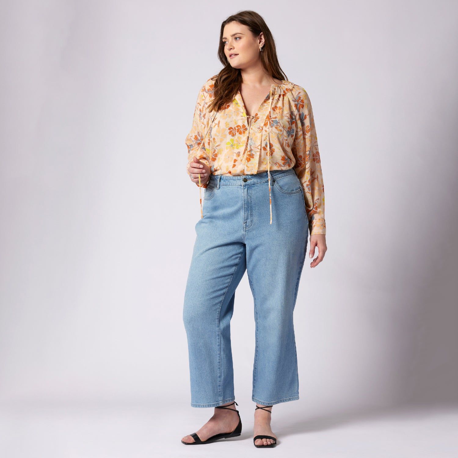 Daisy Long Sleeve Silk Top sold by Joie product image thumbnail 6