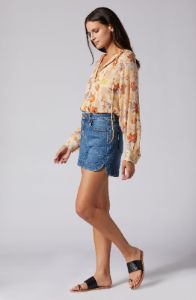 Daisy Long Sleeve Silk Top sold by Joie