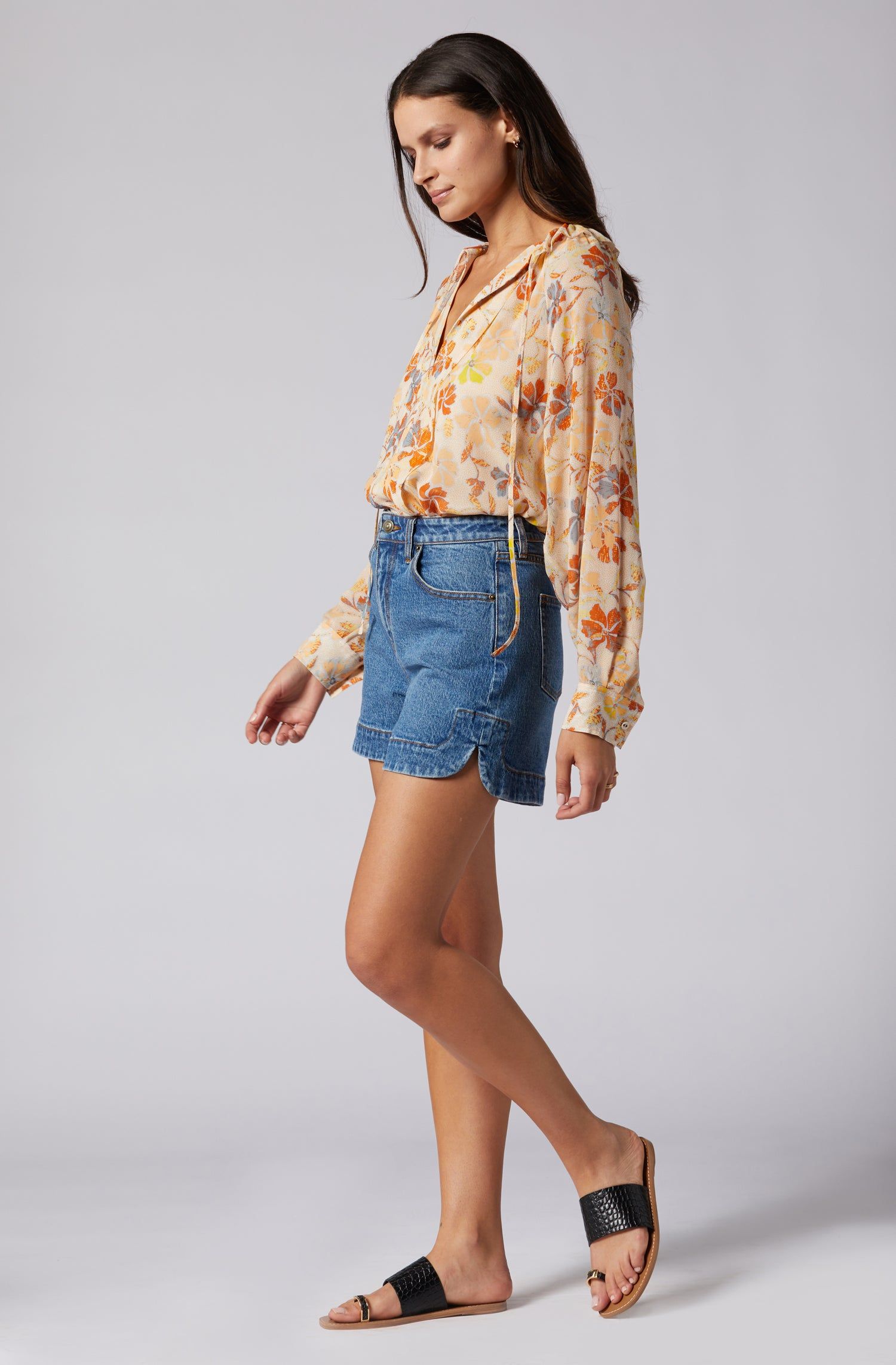 Daisy Long Sleeve Silk Top sold by Joie product image thumbnail 3