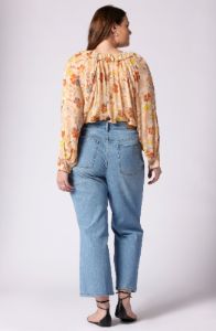 Daisy Long Sleeve Silk Top sold by Joie