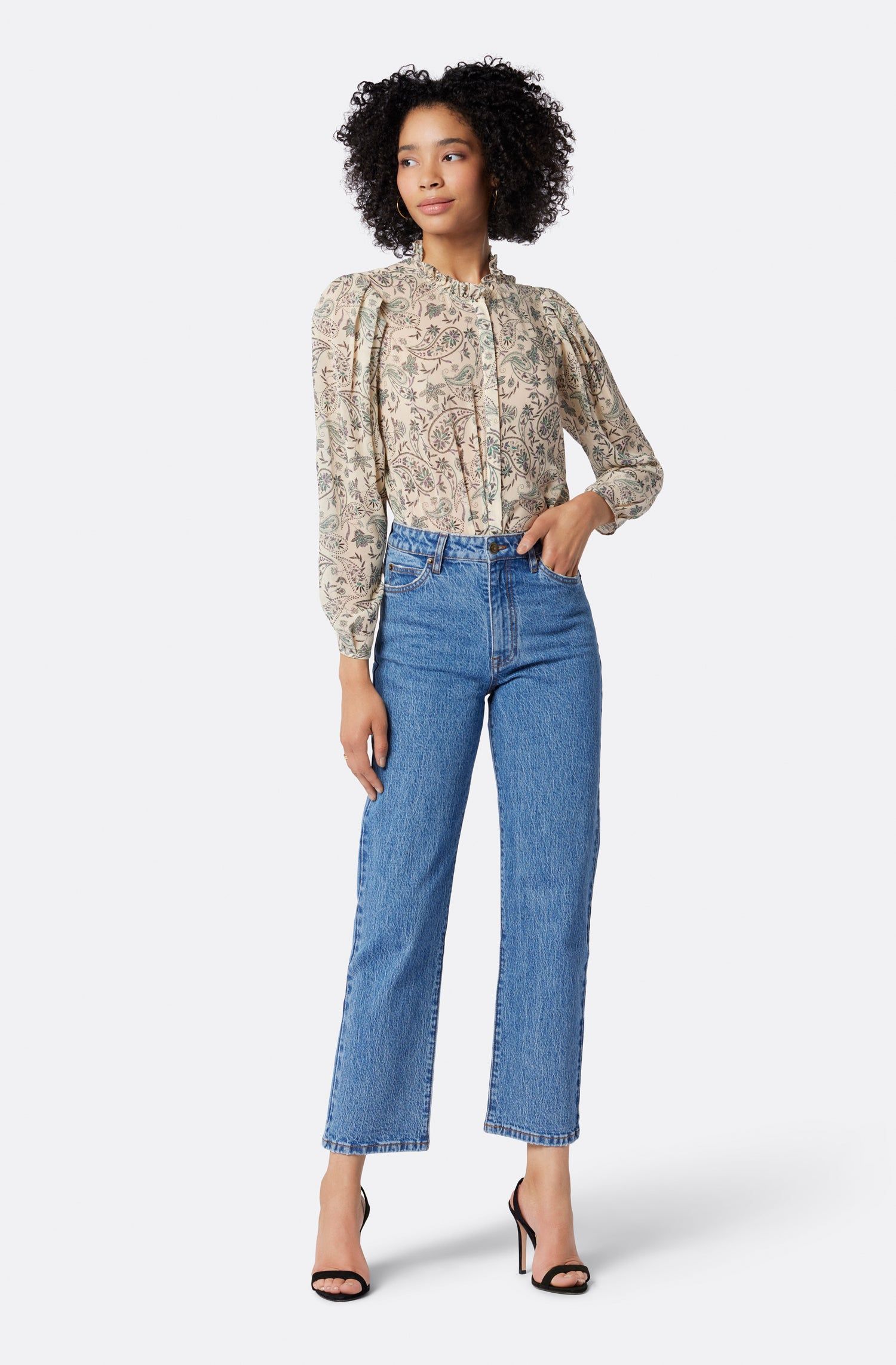 Delancey Long Sleeve Silk Top sold by Joie product image thumbnail 2