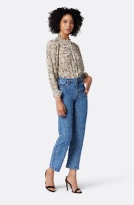 Delancey Long Sleeve Silk Top sold by Joie