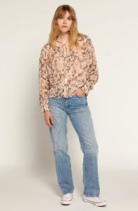 Naomi Long Sleeve Silk Top sold by Joie