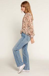 Naomi Long Sleeve Silk Top sold by Joie