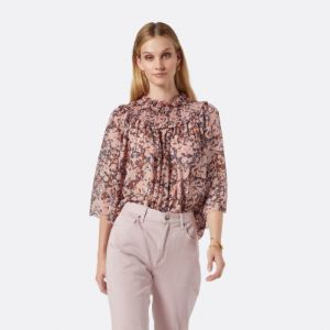 Chelsse Short Sleeve Silk Top sold by Joie