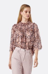 Chelsse Short Sleeve Silk Top sold by Joie