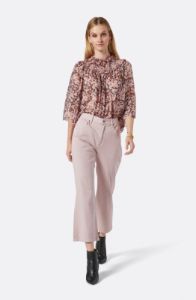 Chelsse Short Sleeve Silk Top sold by Joie