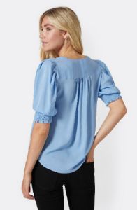 Karemele Short Sleeve Silk Top sold by Joie