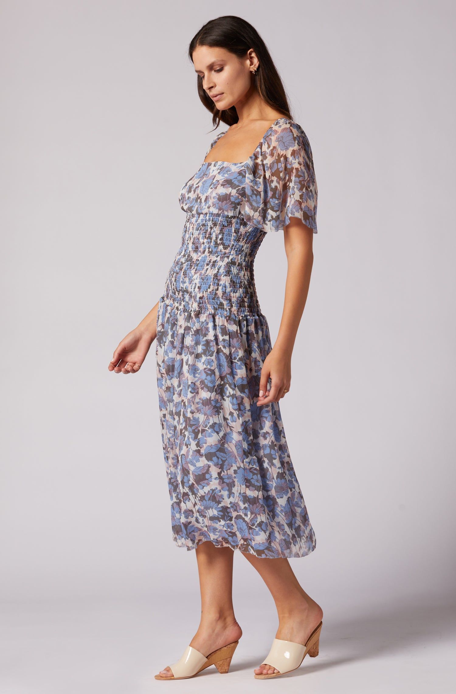 Gillian Midi Silk Dress sold by Joie product image thumbnail 3