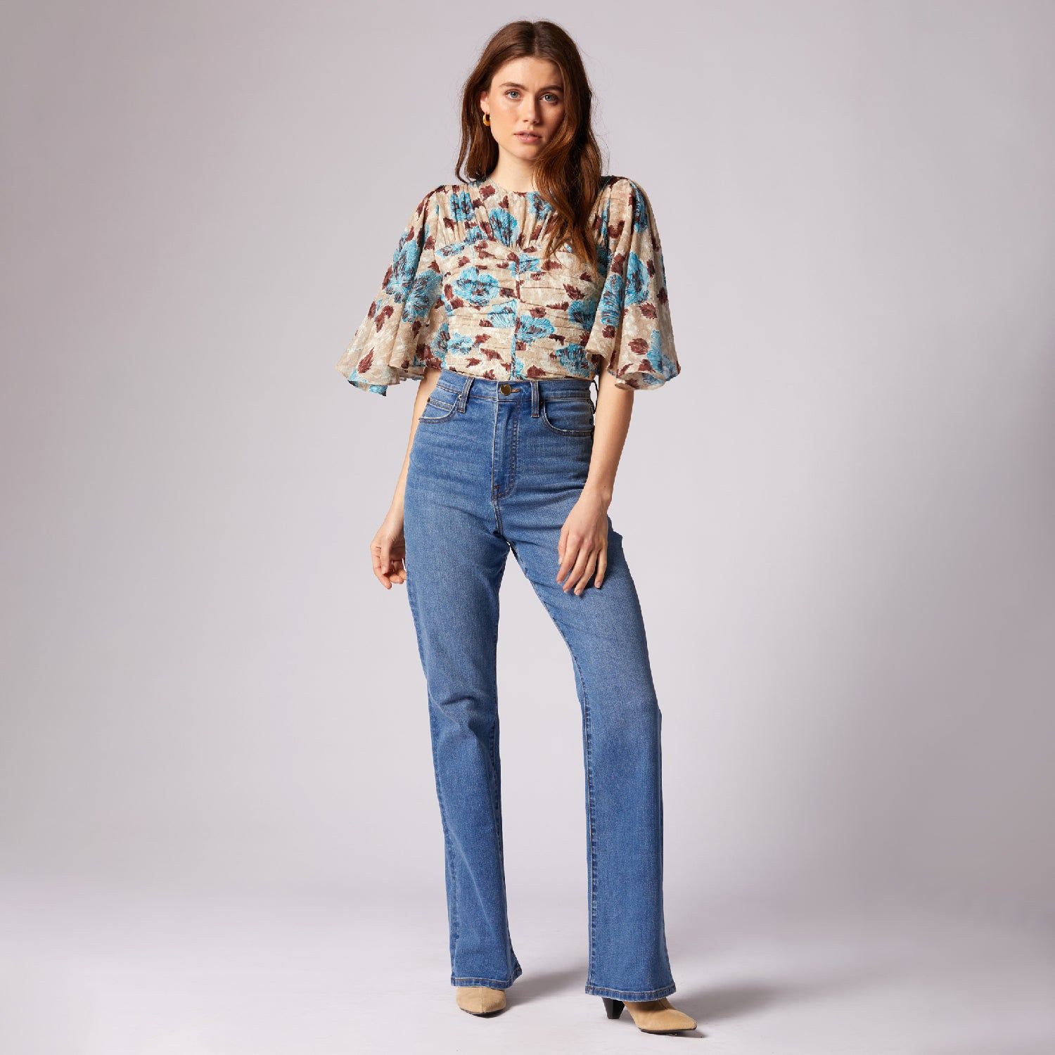 Foster Short Sleeve Silk Top sold by Joie product image thumbnail 5