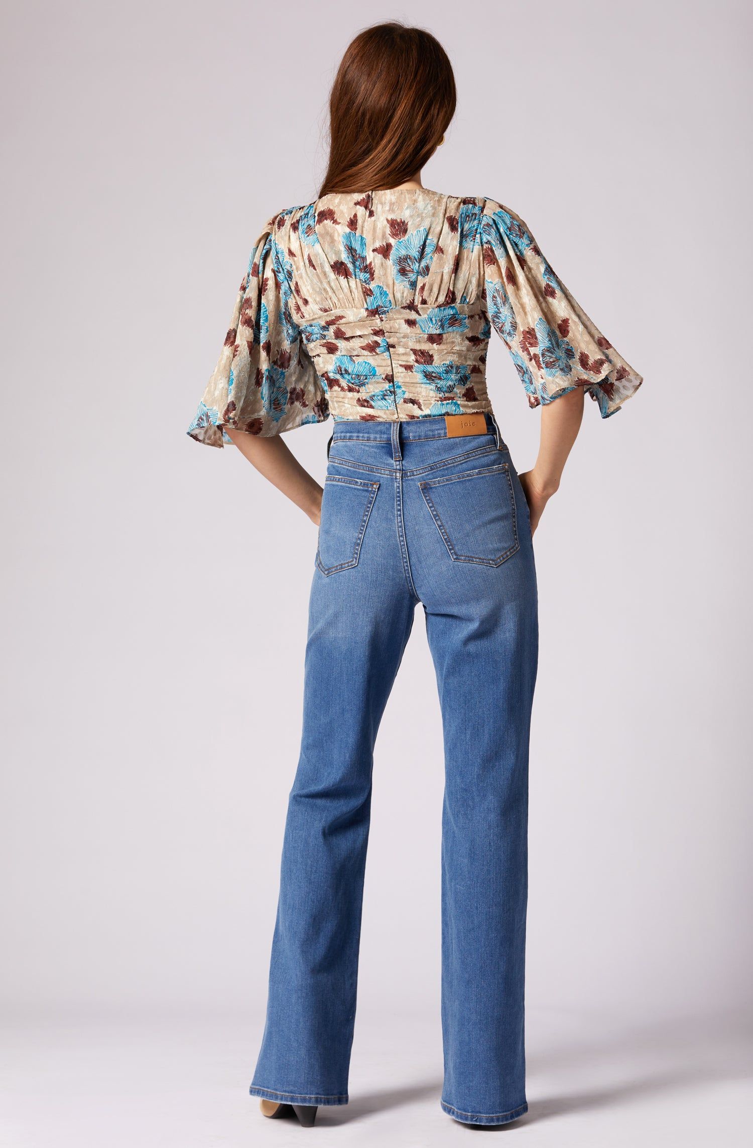 Foster Short Sleeve Silk Top sold by Joie product image thumbnail 4