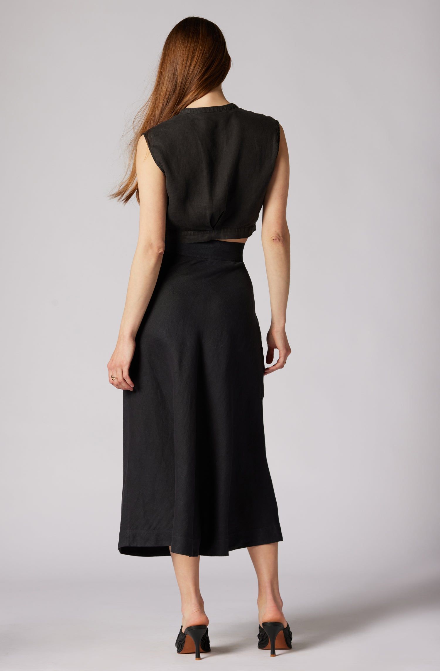 Aryanna Midi Linen Skirt sold by Joie product image thumbnail 4