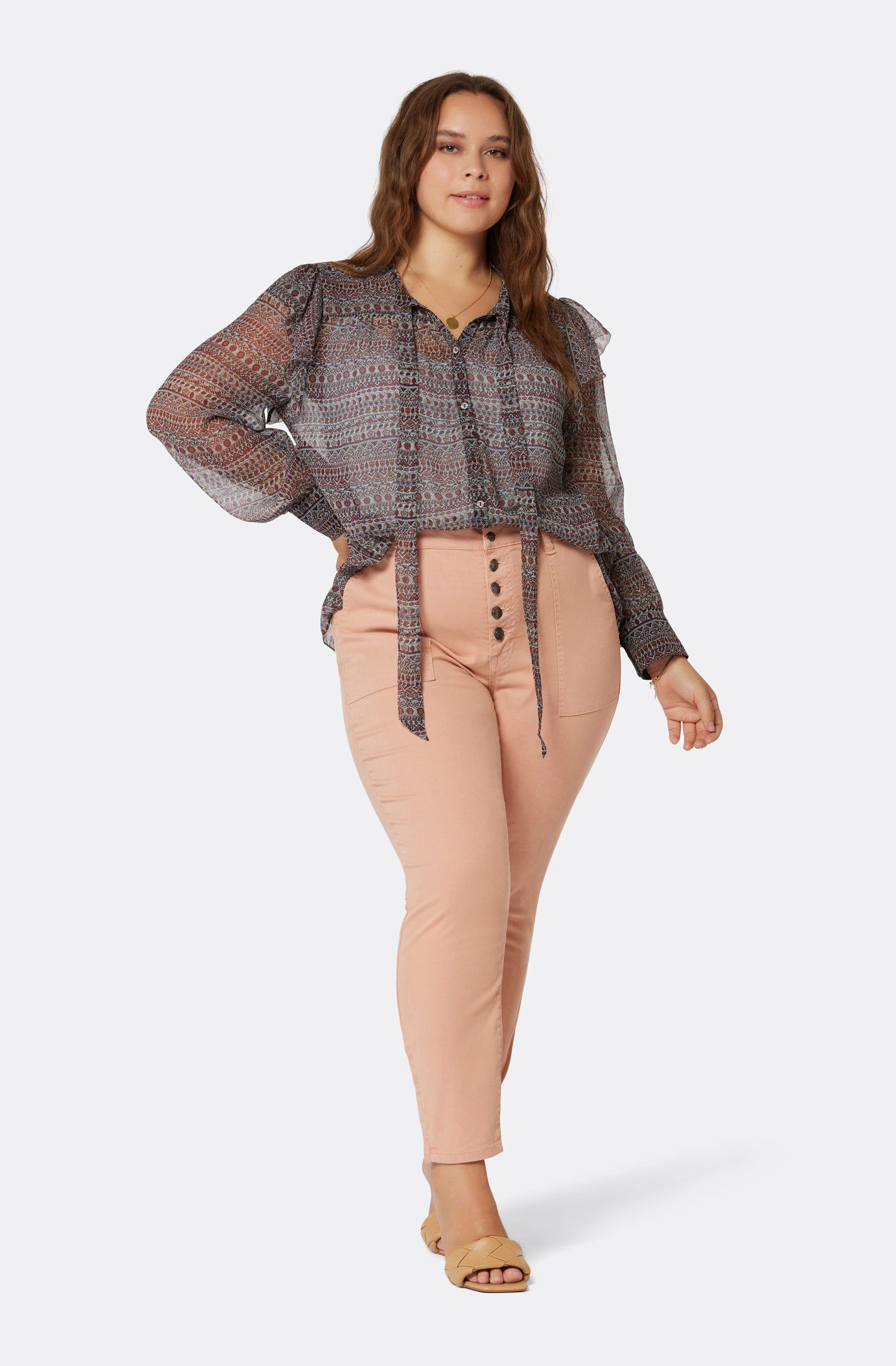 Eloise Long Sleeve Silk Top sold by Joie product image thumbnail 10