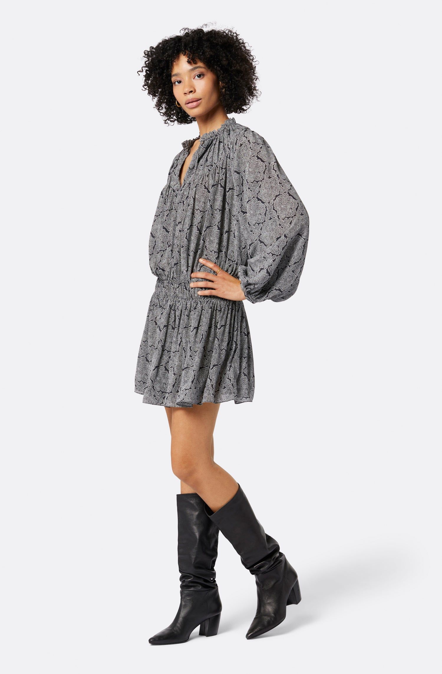 Essex Mini Silk Dress sold by Joie product image thumbnail 4