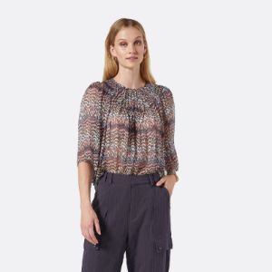 Rosalind Short Sleeve Silk Top sold by Joie