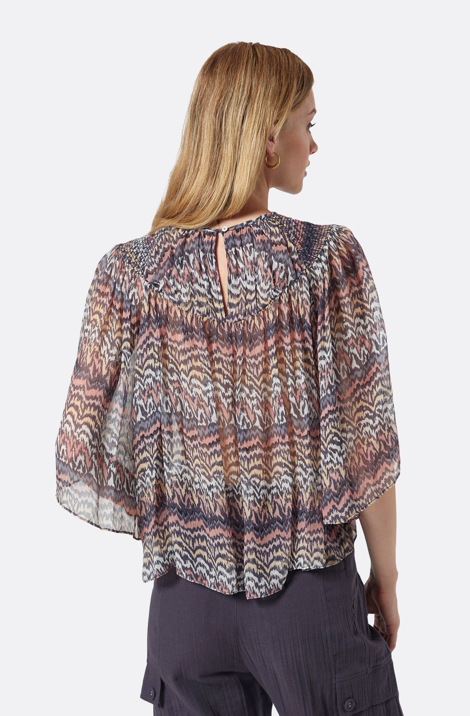 Rosalind Short Sleeve Silk Top sold by Joie product image thumbnail 5