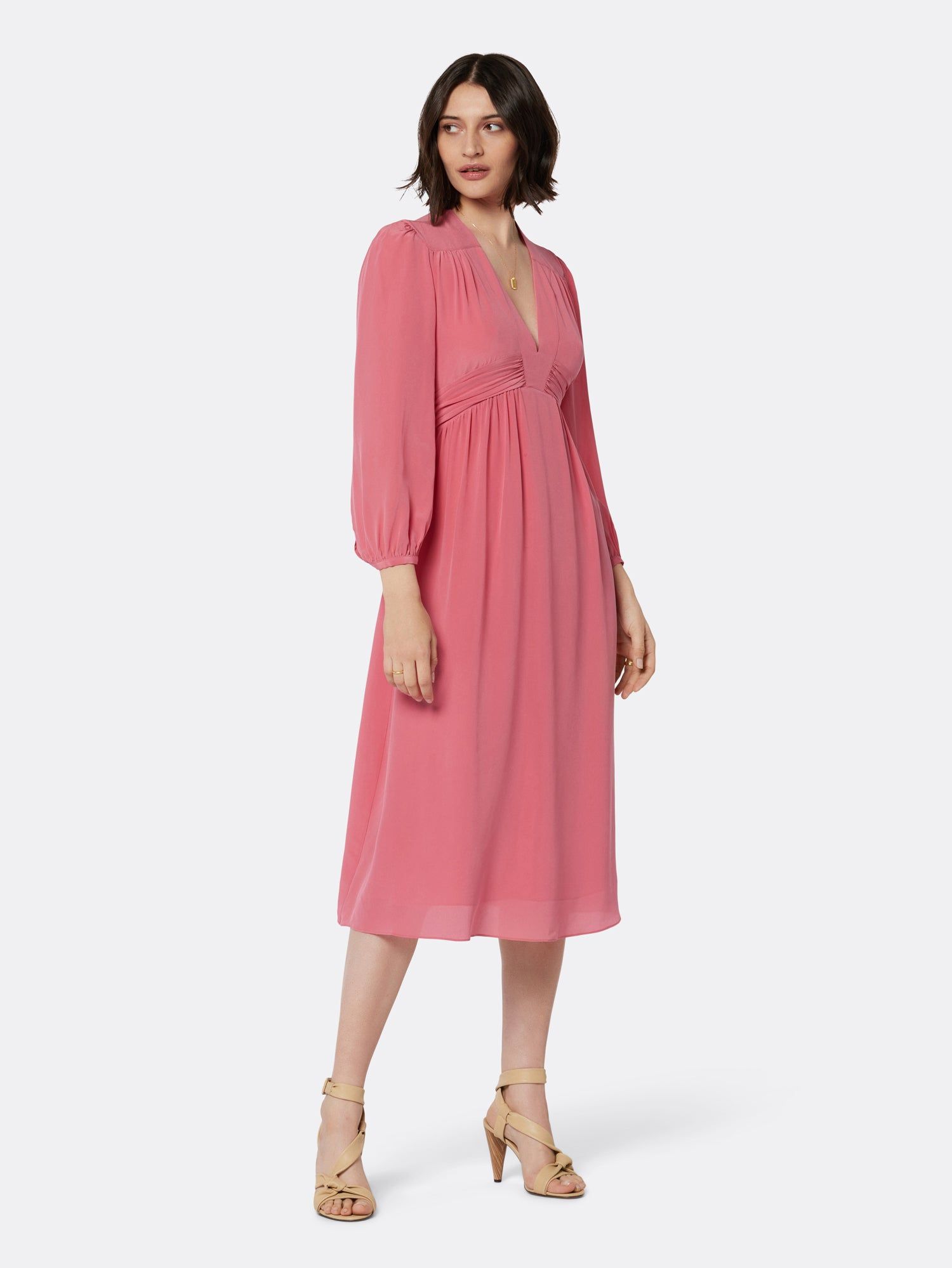 Kaz Midi Silk Dress sold by Joie product image thumbnail 3