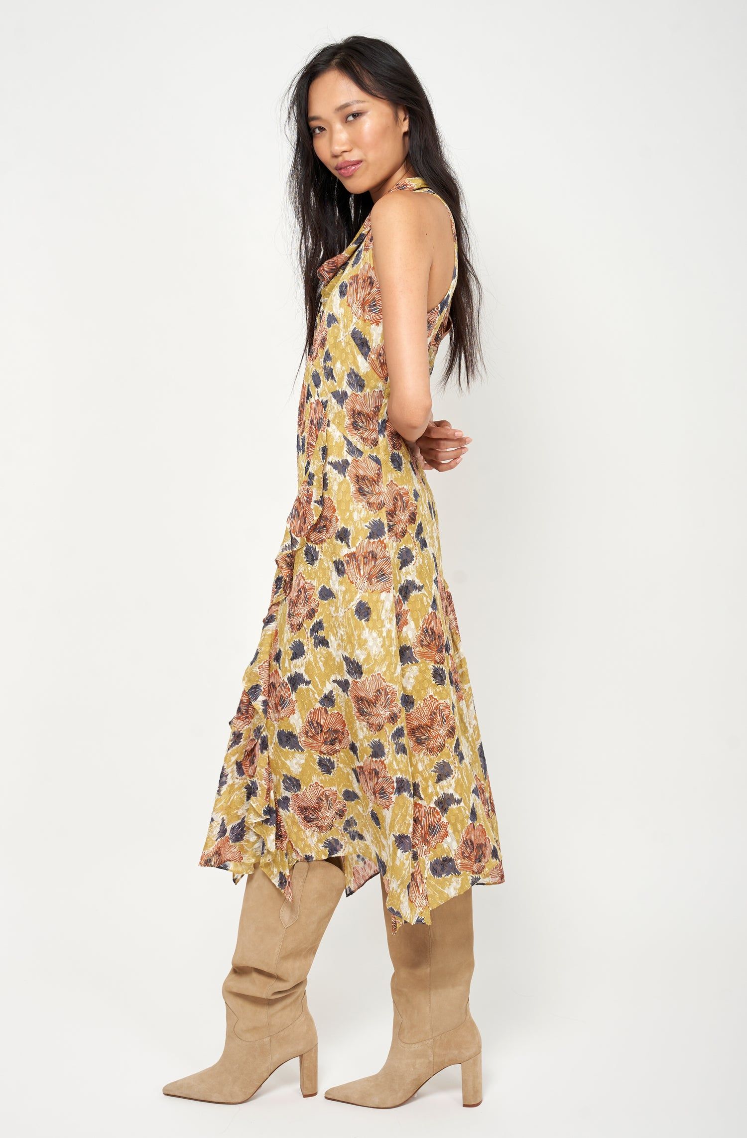 Minnie Silk Midi Dress sold by Joie product image thumbnail 3