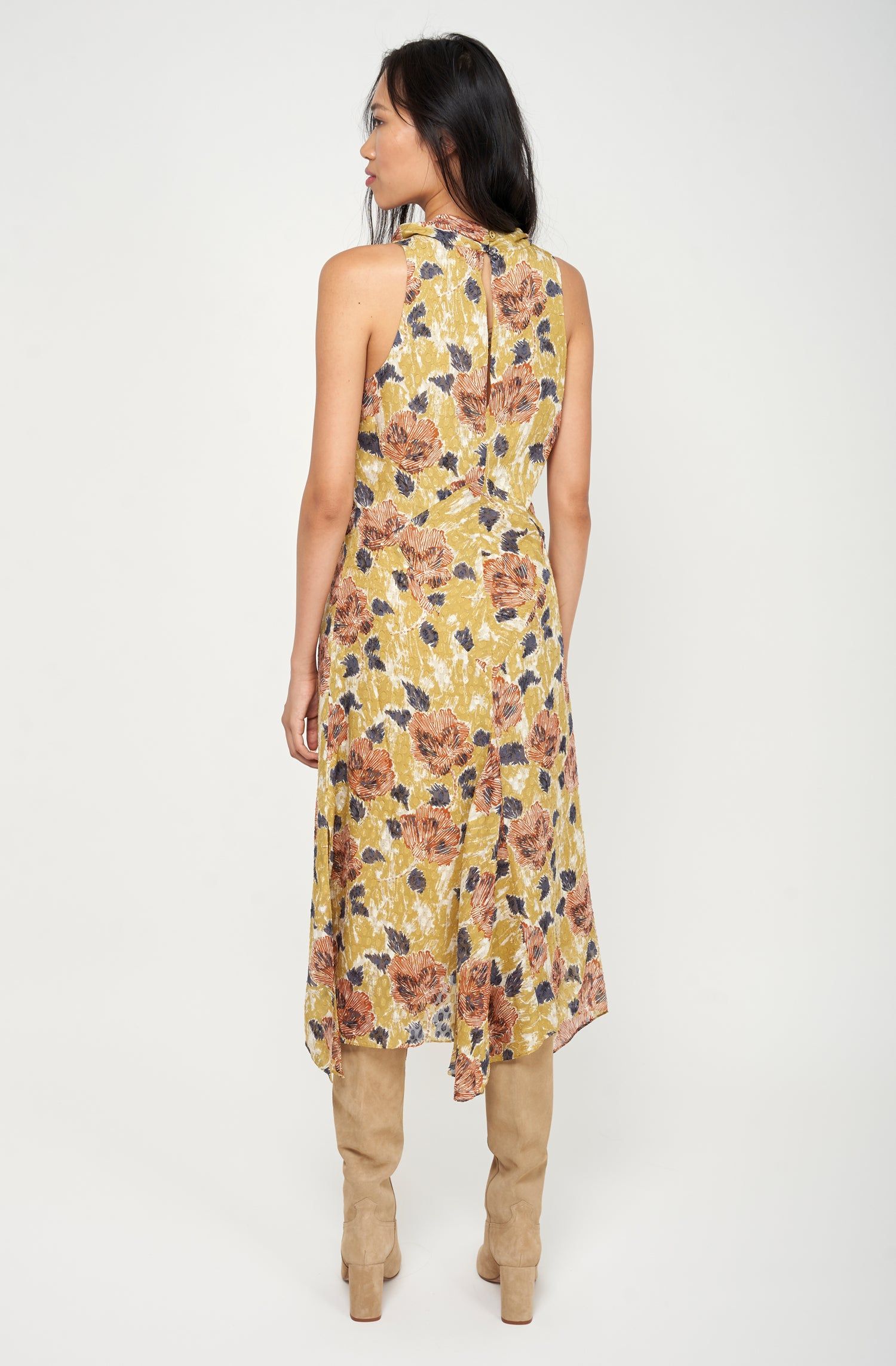 Minnie Silk Midi Dress sold by Joie product image thumbnail 4