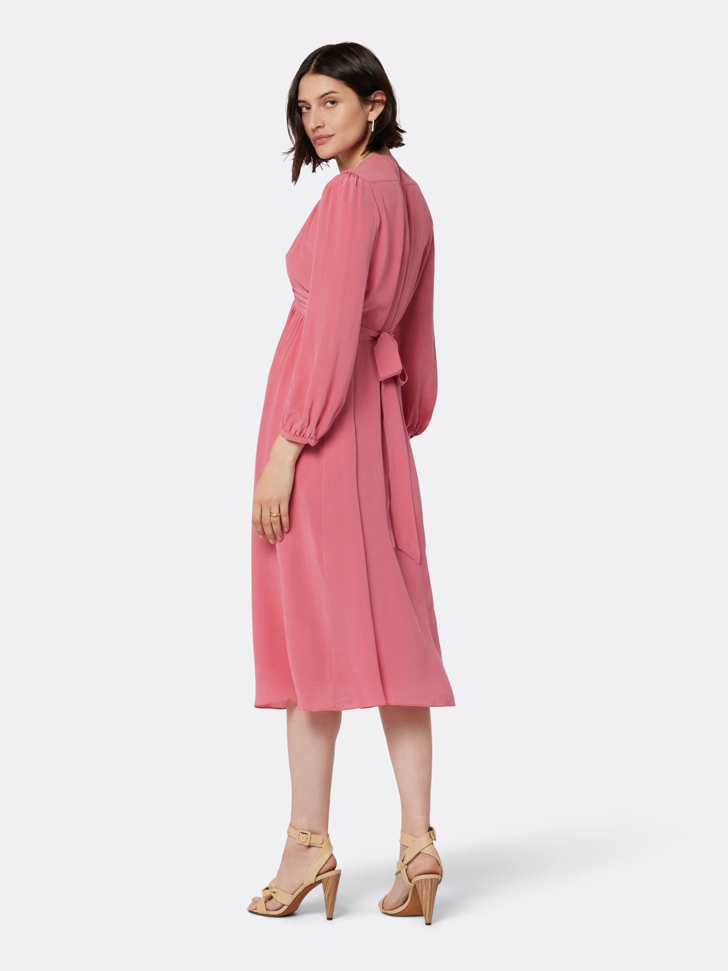 Kaz Midi Silk Dress sold by Joie product image thumbnail 6