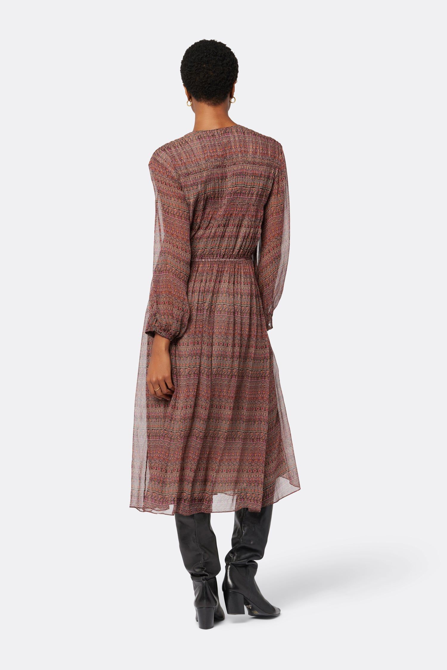 Alquina Midi Silk Dress sold by Joie product image thumbnail 6
