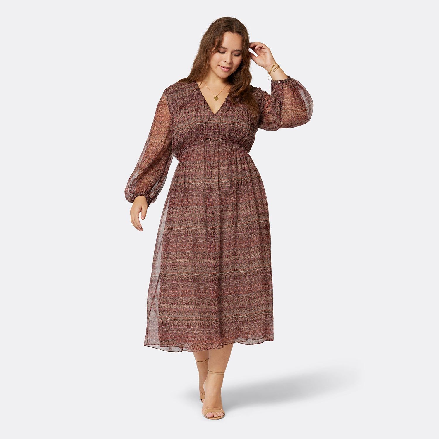 Alquina Midi Silk Dress sold by Joie product image thumbnail 8