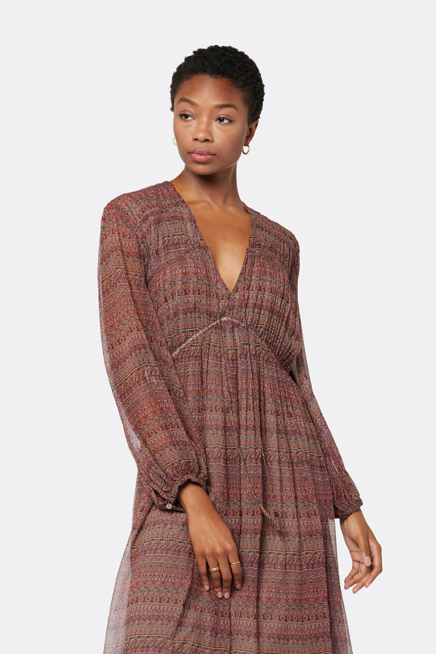 Alquina Midi Silk Dress sold by Joie product image thumbnail 2