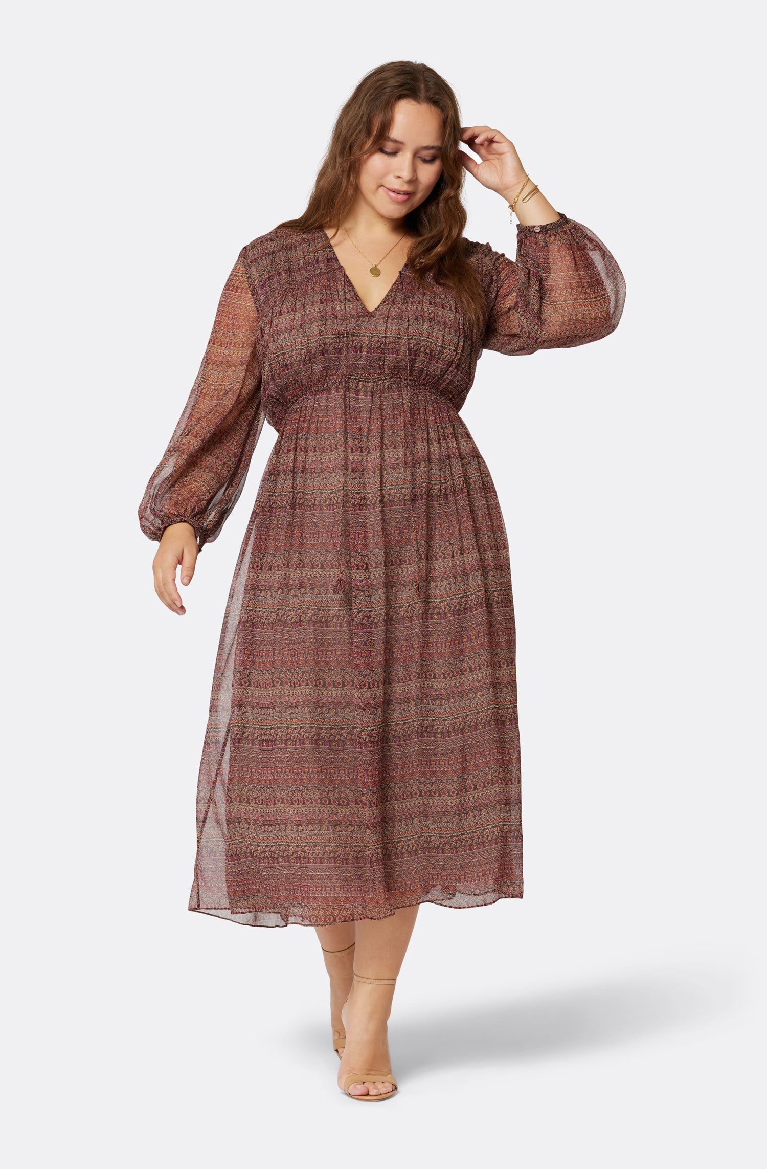 Alquina Midi Silk Dress sold by Joie product image thumbnail 9