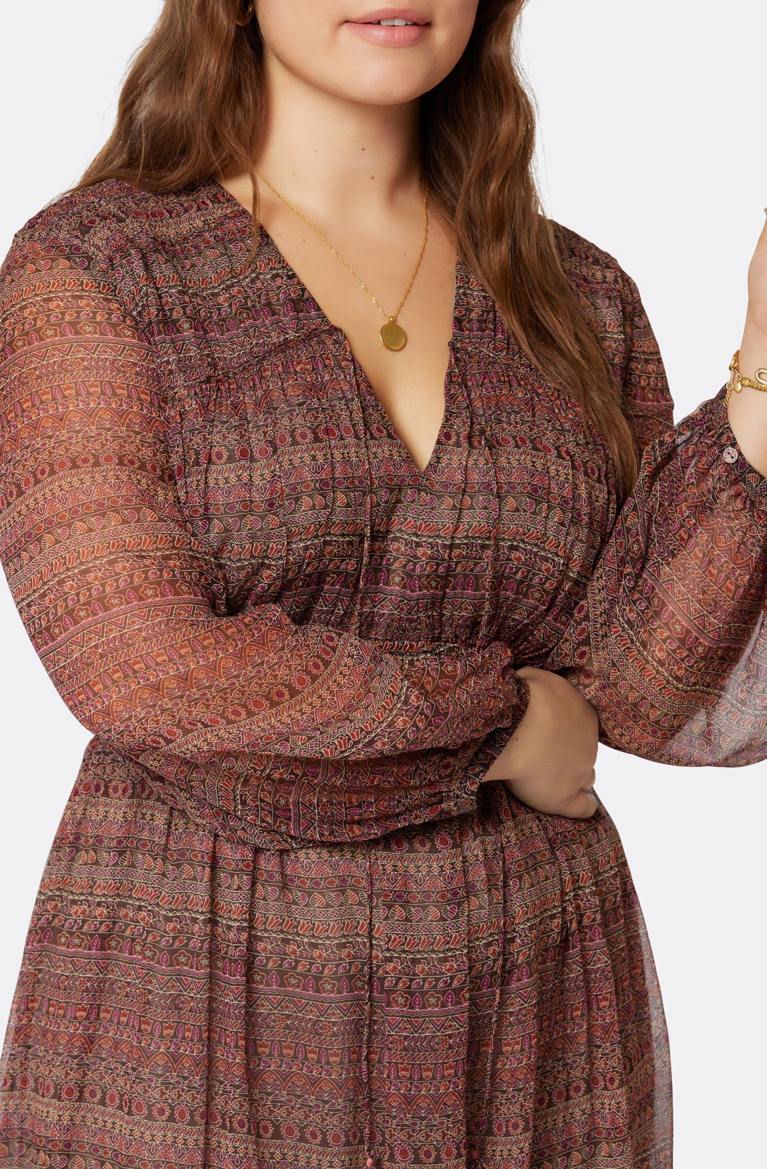 Alquina Midi Silk Dress sold by Joie product image thumbnail 14