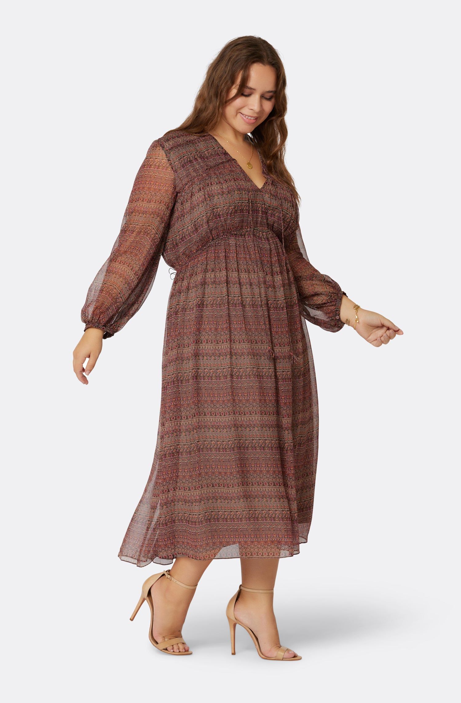 Alquina Midi Silk Dress sold by Joie product image thumbnail 11