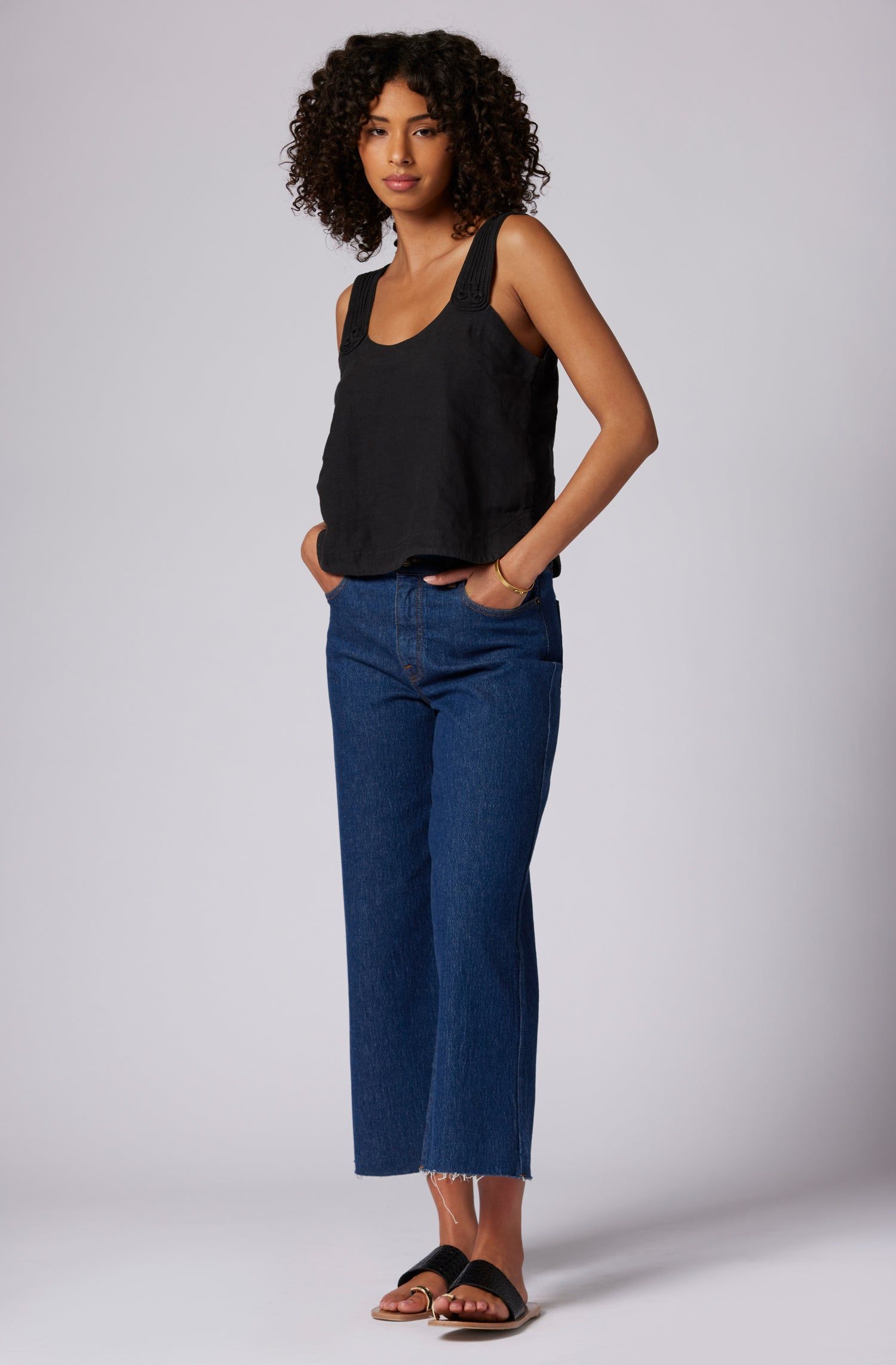 Paisley Sleeveless Linen Top sold by Joie product image thumbnail 3