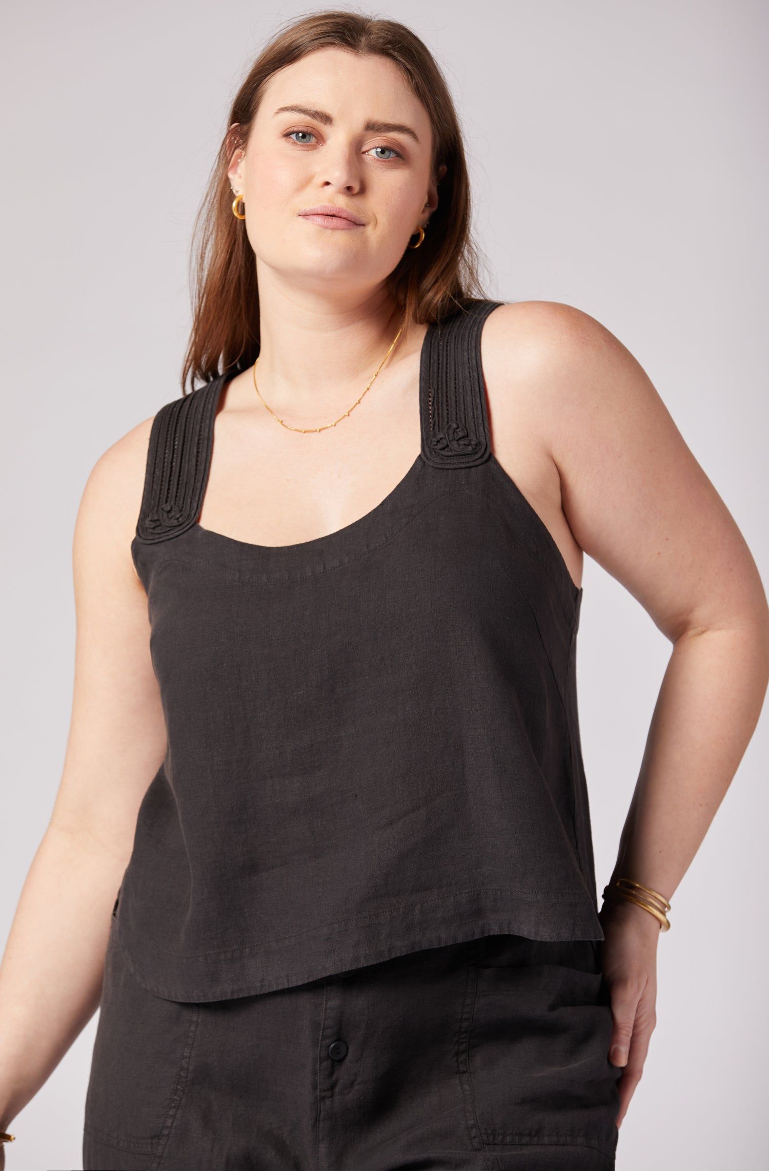Paisley Sleeveless Linen Top sold by Joie product image thumbnail 8