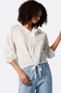 Bronte Long Sleeve Cotton Top sold by Joie