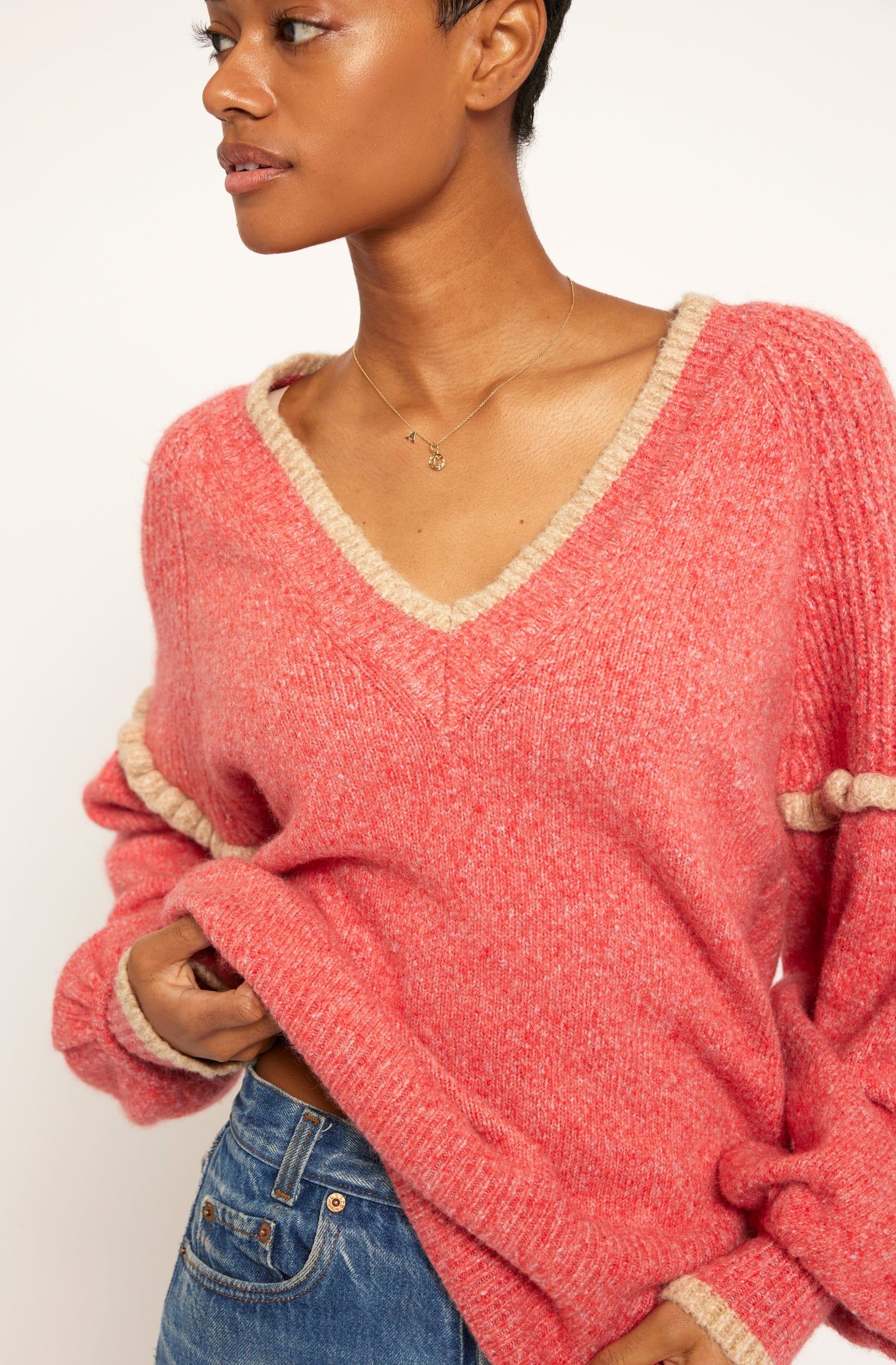 Bodie V-Neck Sweater sold by Joie