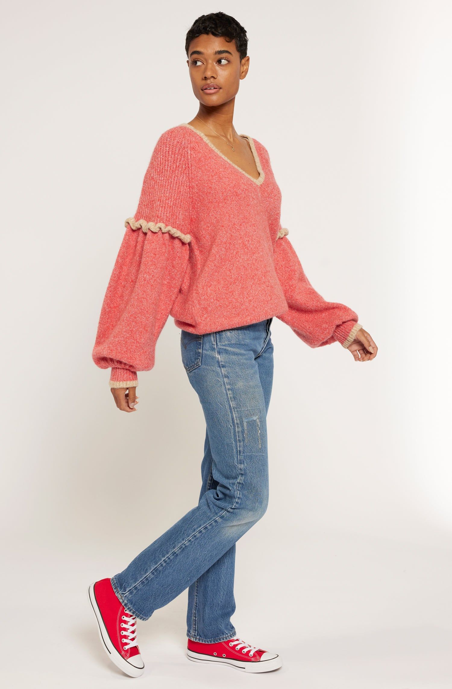 Bodie V-Neck Sweater sold by Joie product image thumbnail 2