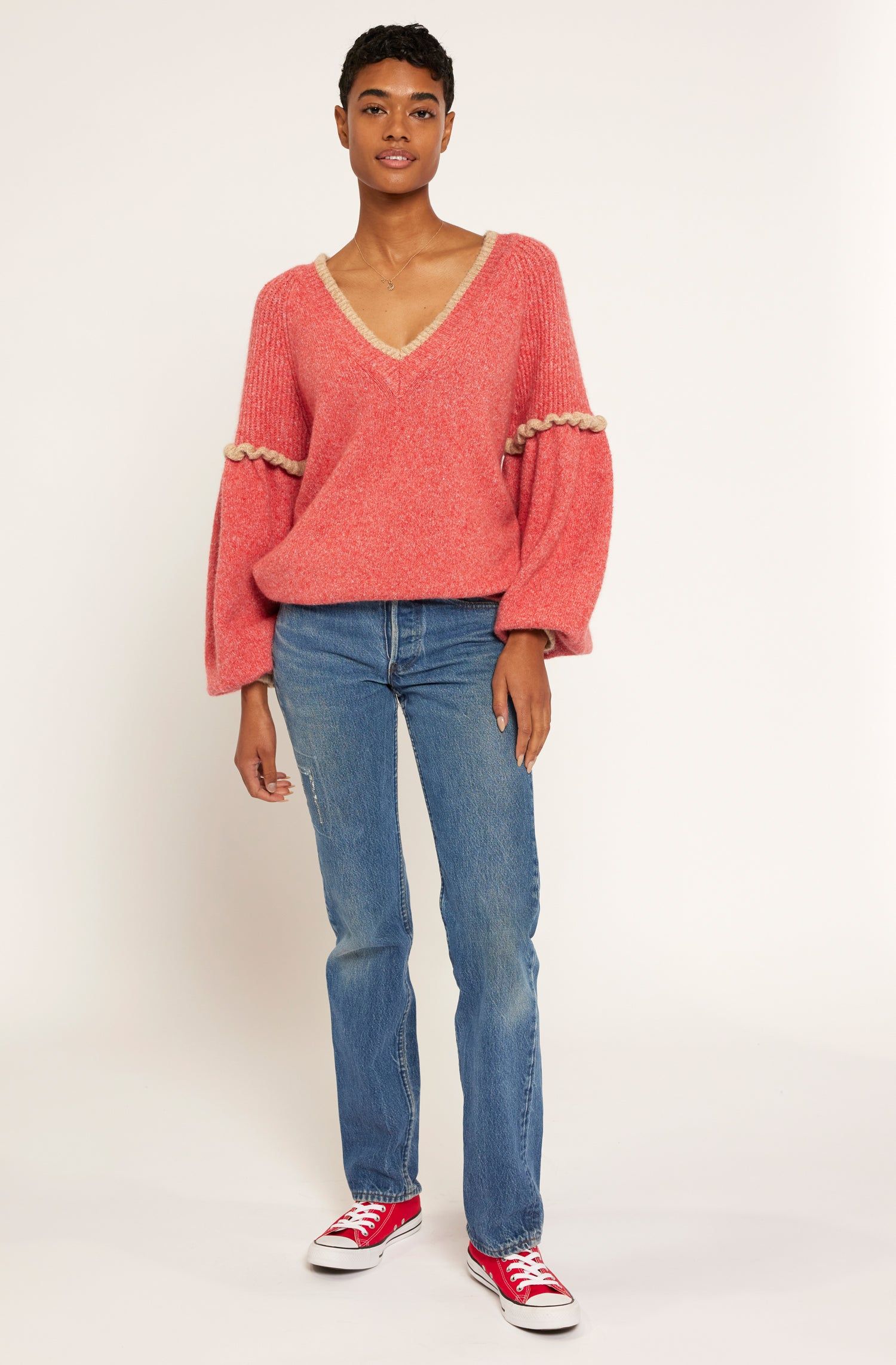Bodie V-Neck Sweater sold by Joie product image thumbnail 4