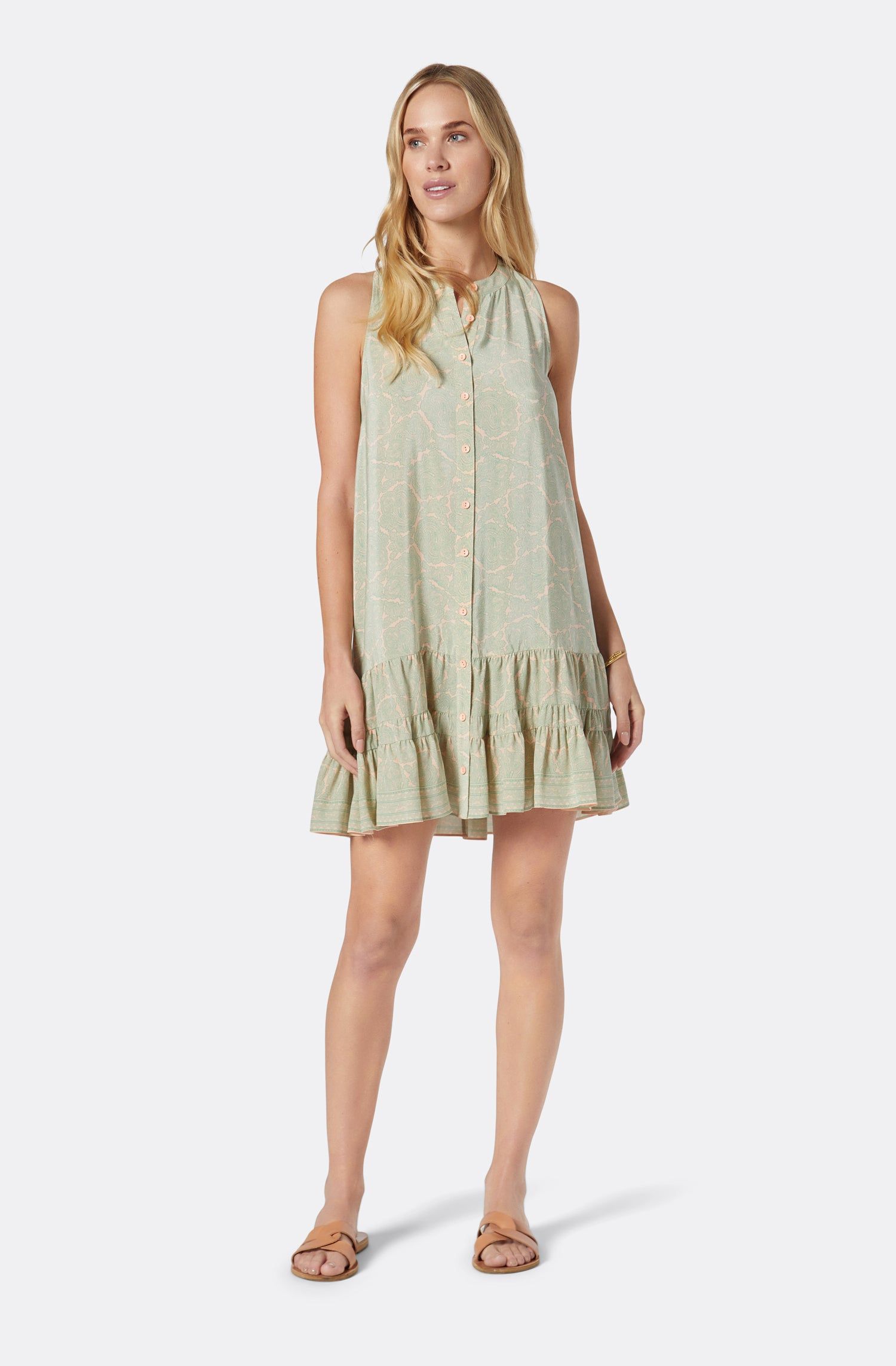 Hayden Mini Silk Dress sold by Joie