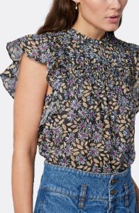 Reut Sleeveless Cotton Top sold by Joie
