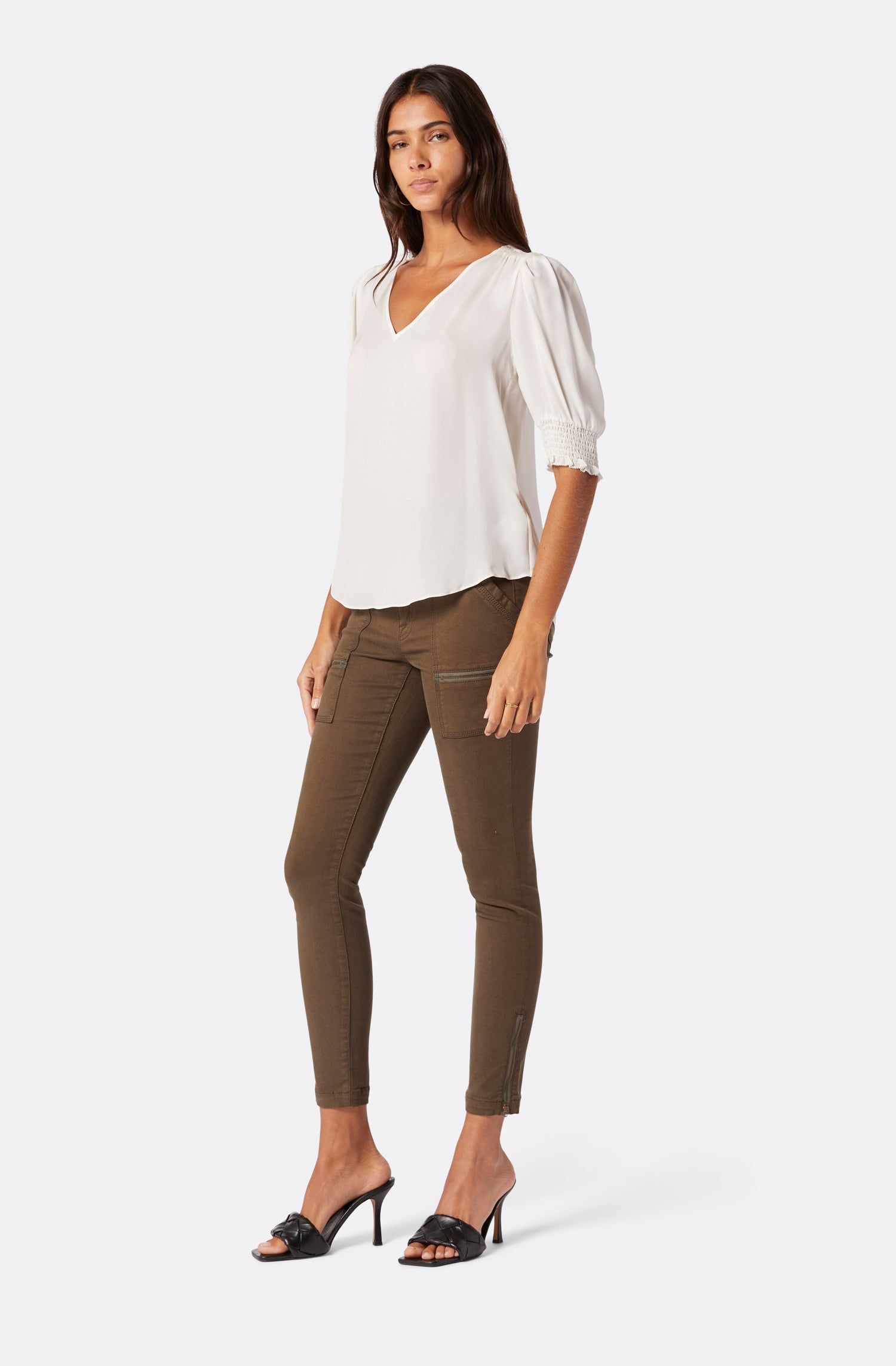 Karemele Short Sleeve Silk Top sold by Joie product image thumbnail 4