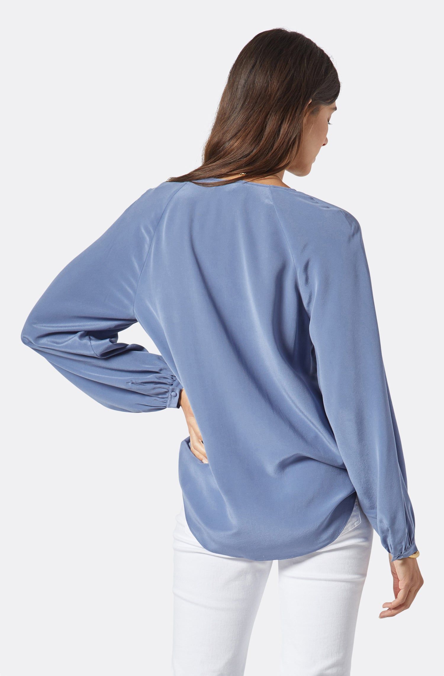 Shariana Long Sleeve Silk Top sold by Joie product image thumbnail 5