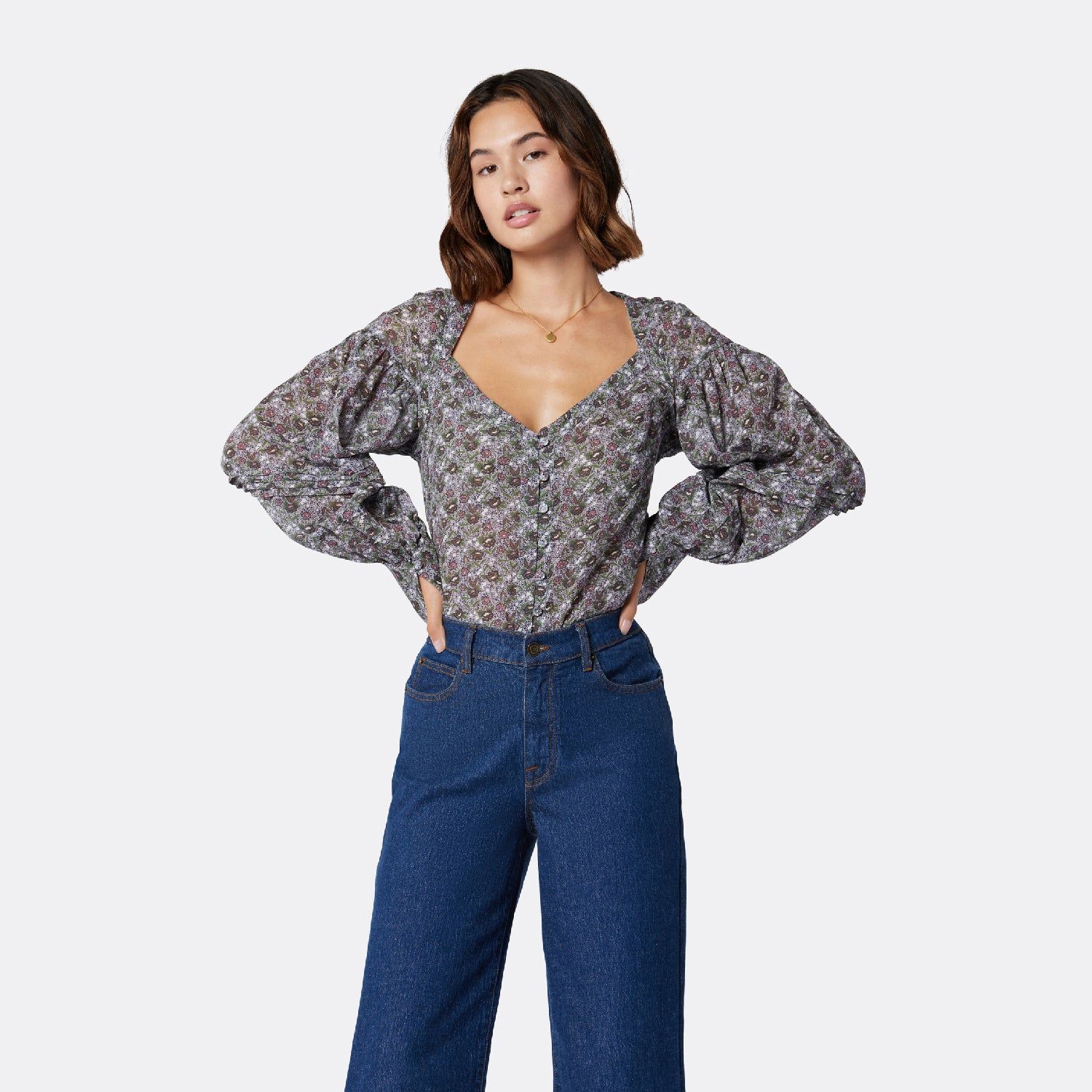 Talma Long Sleeve Cotton Top sold by Joie product image thumbnail 7