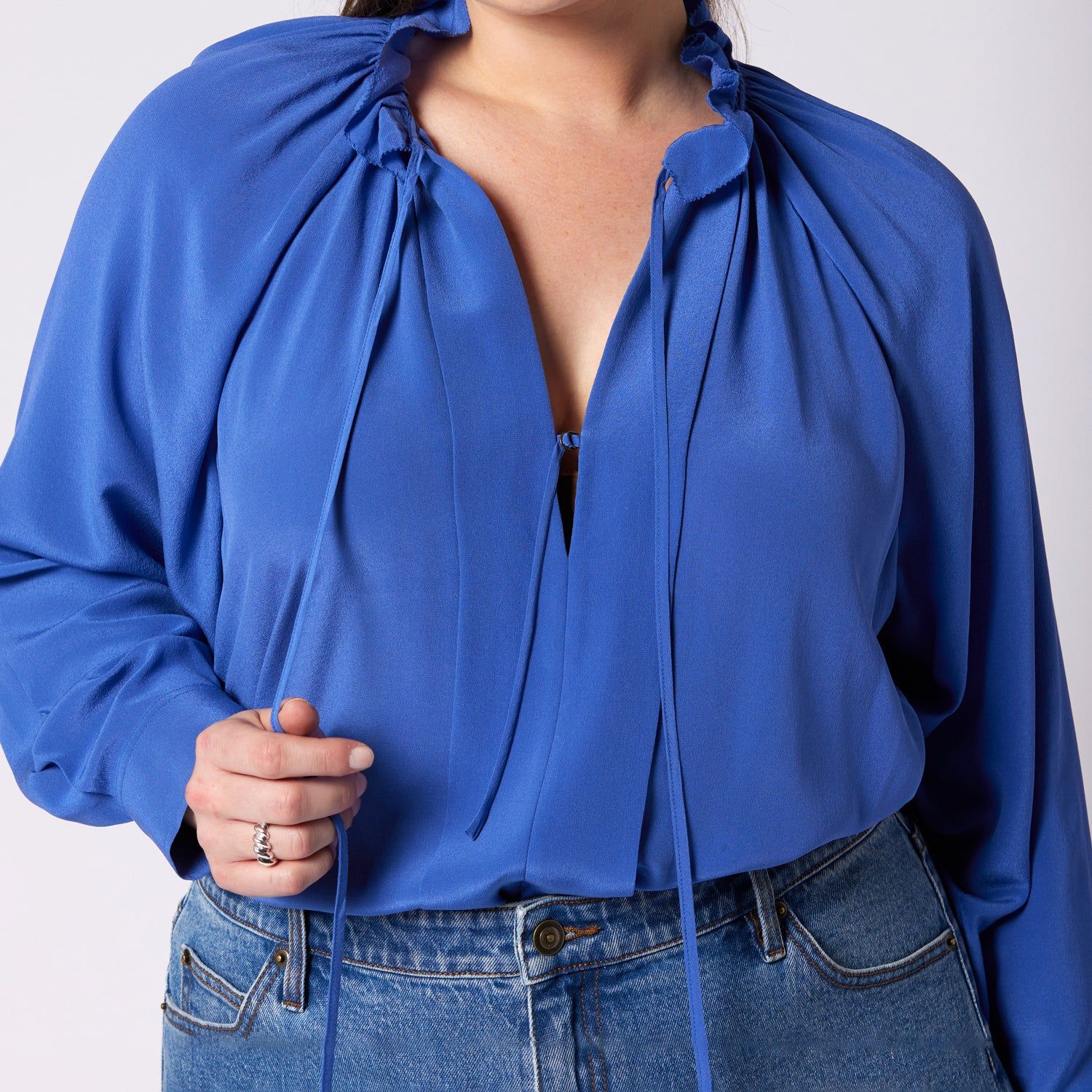 Daisy Long Sleeve Silk Top sold by Joie product image thumbnail 5