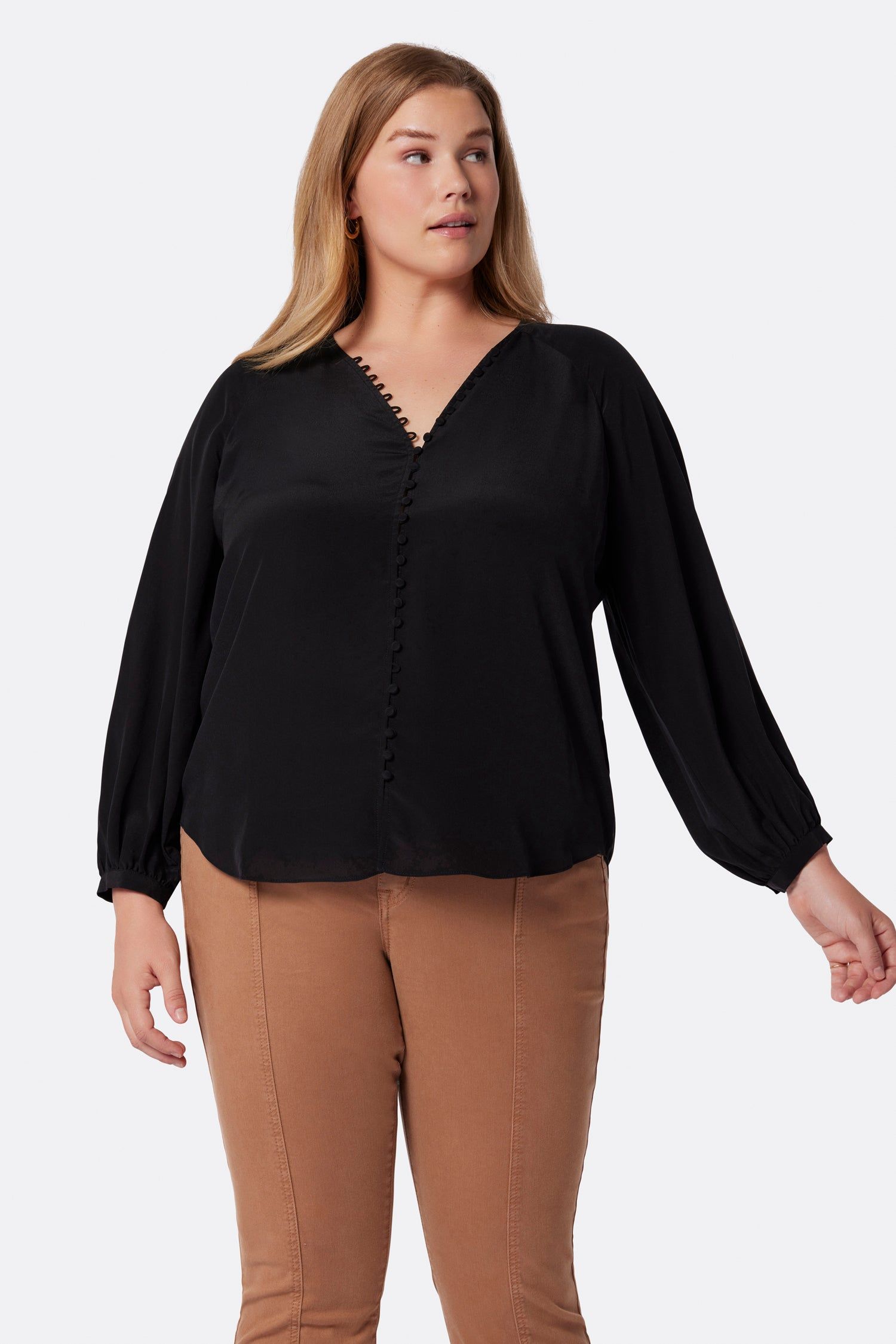 Shariana Long Sleeve Silk Top sold by Joie product image thumbnail 9