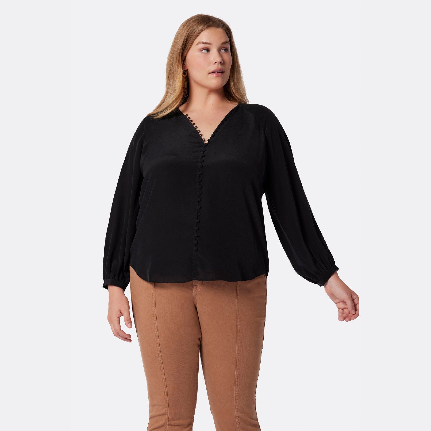 Shariana Long Sleeve Silk Top sold by Joie product image thumbnail 4