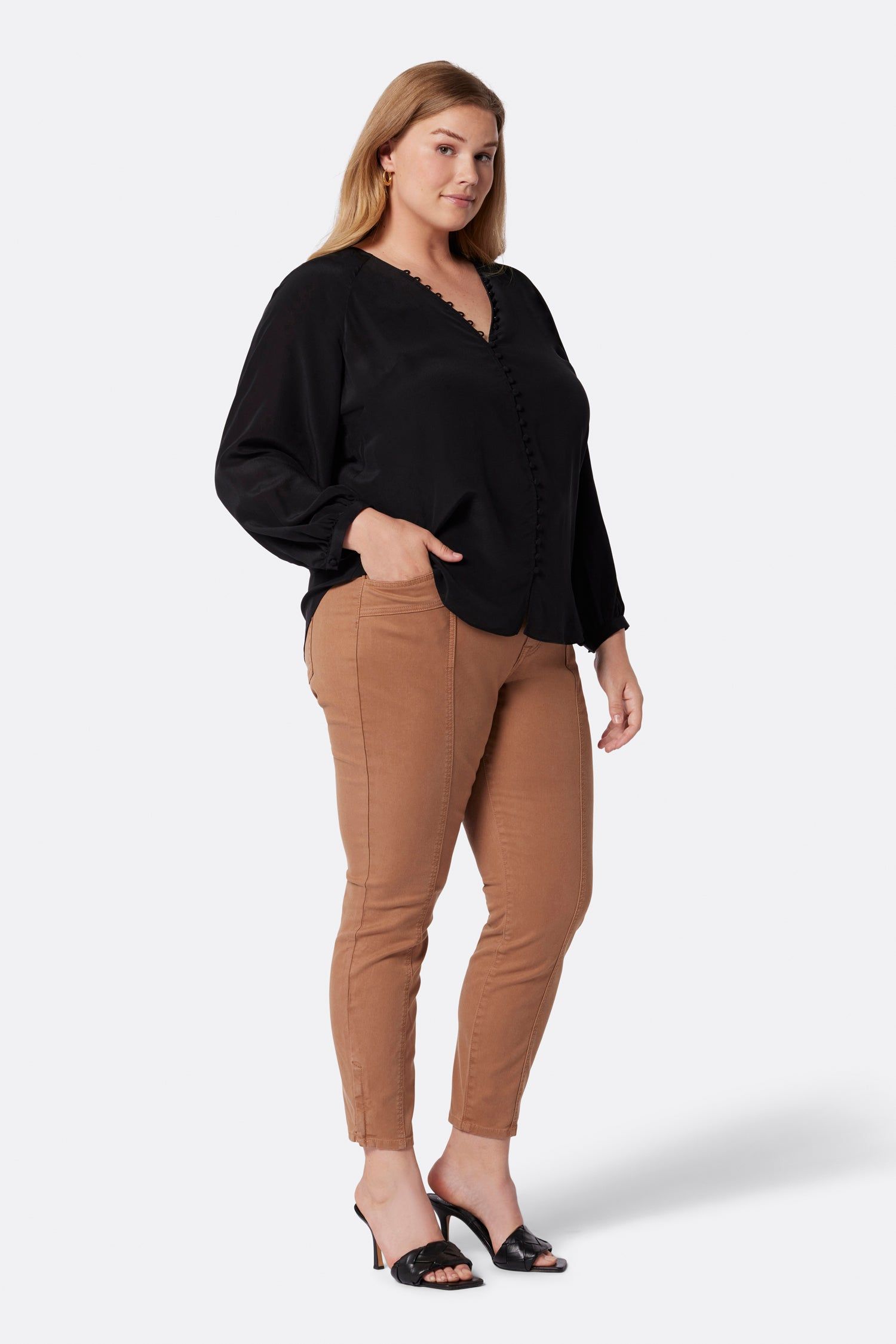 Shariana Long Sleeve Silk Top sold by Joie product image thumbnail 10