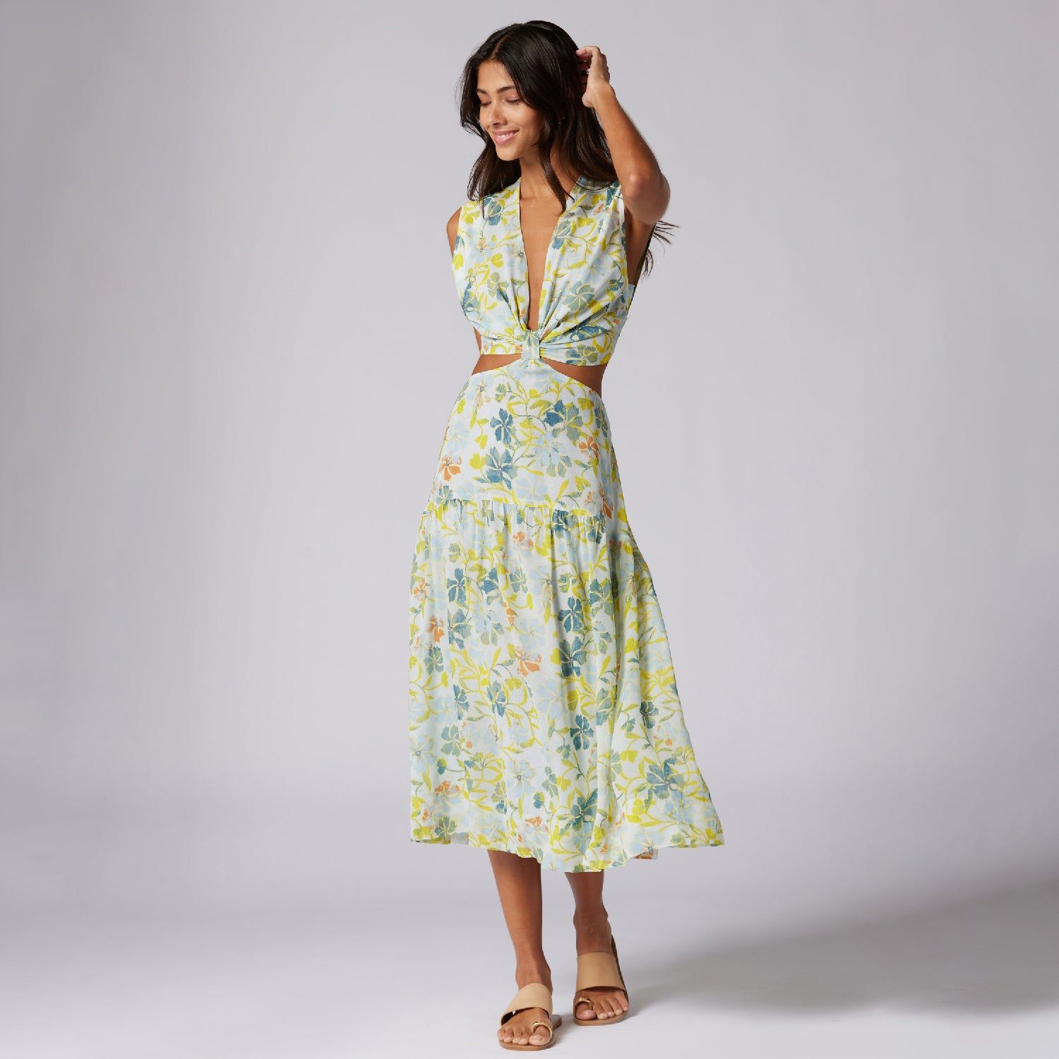 Maeve Midi Silk Dress sold by Joie product image thumbnail 6