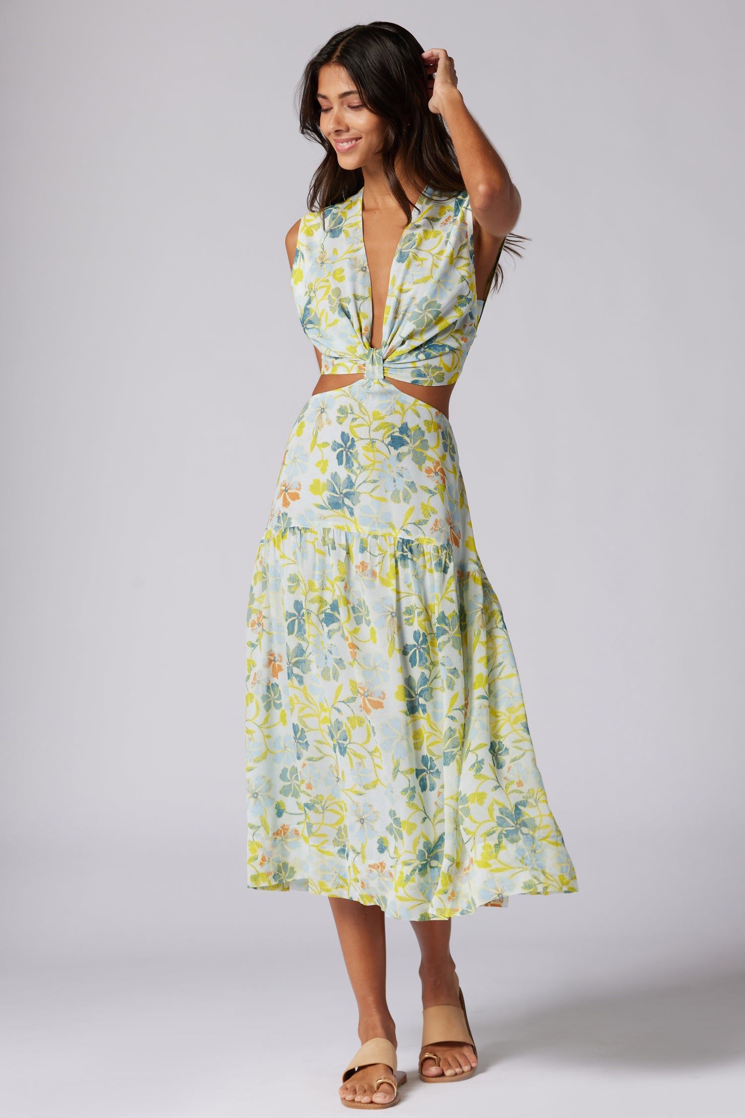 Maeve Midi Silk Dress sold by Joie