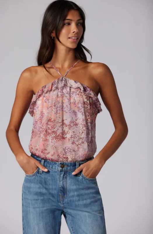 Britta Sleeveless Silk Top sold by Joie