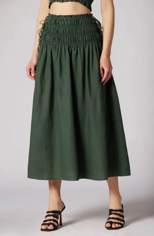 Clover Linen Skirt sold by Joie